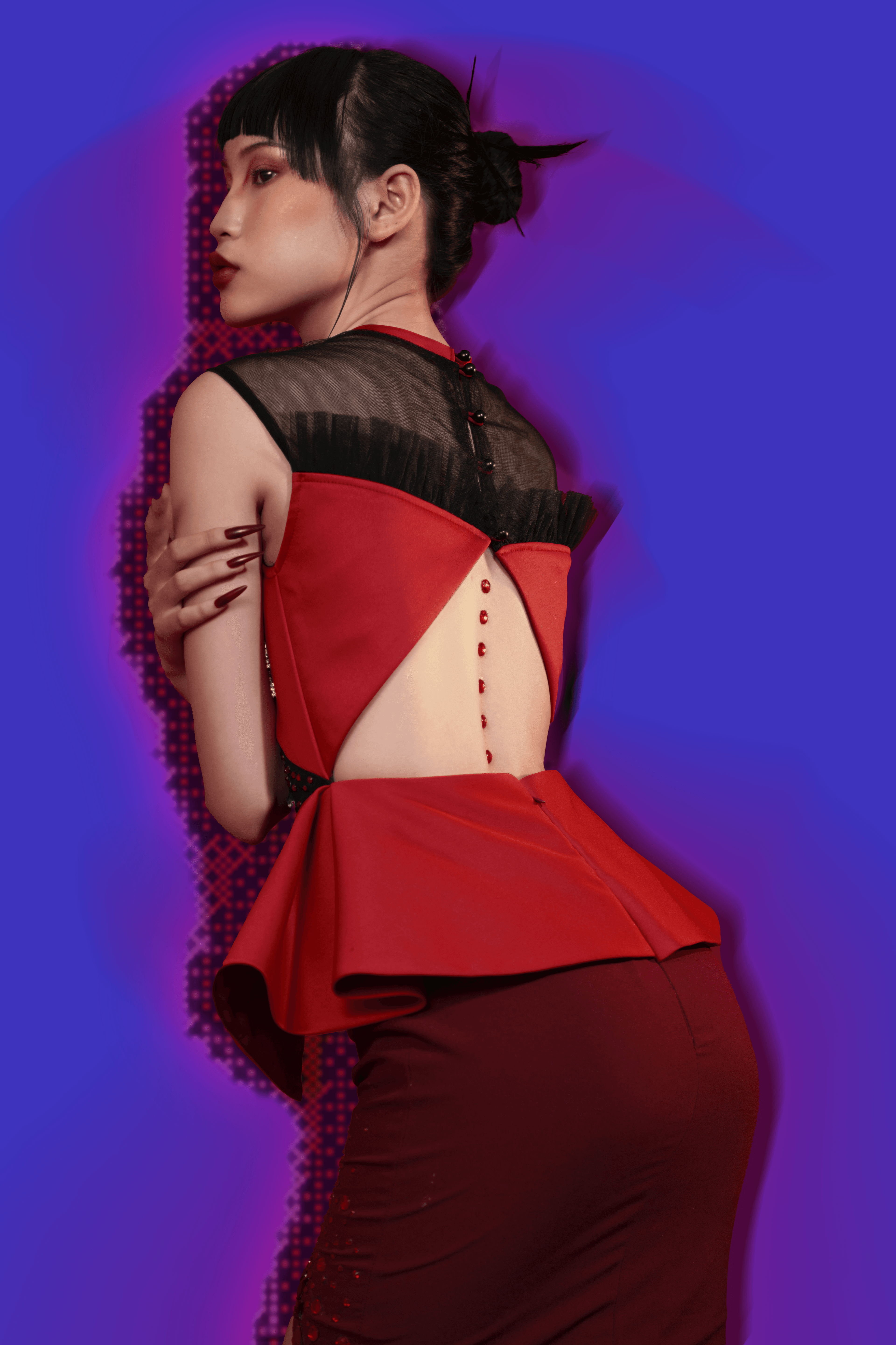 Woman In Red media 1
