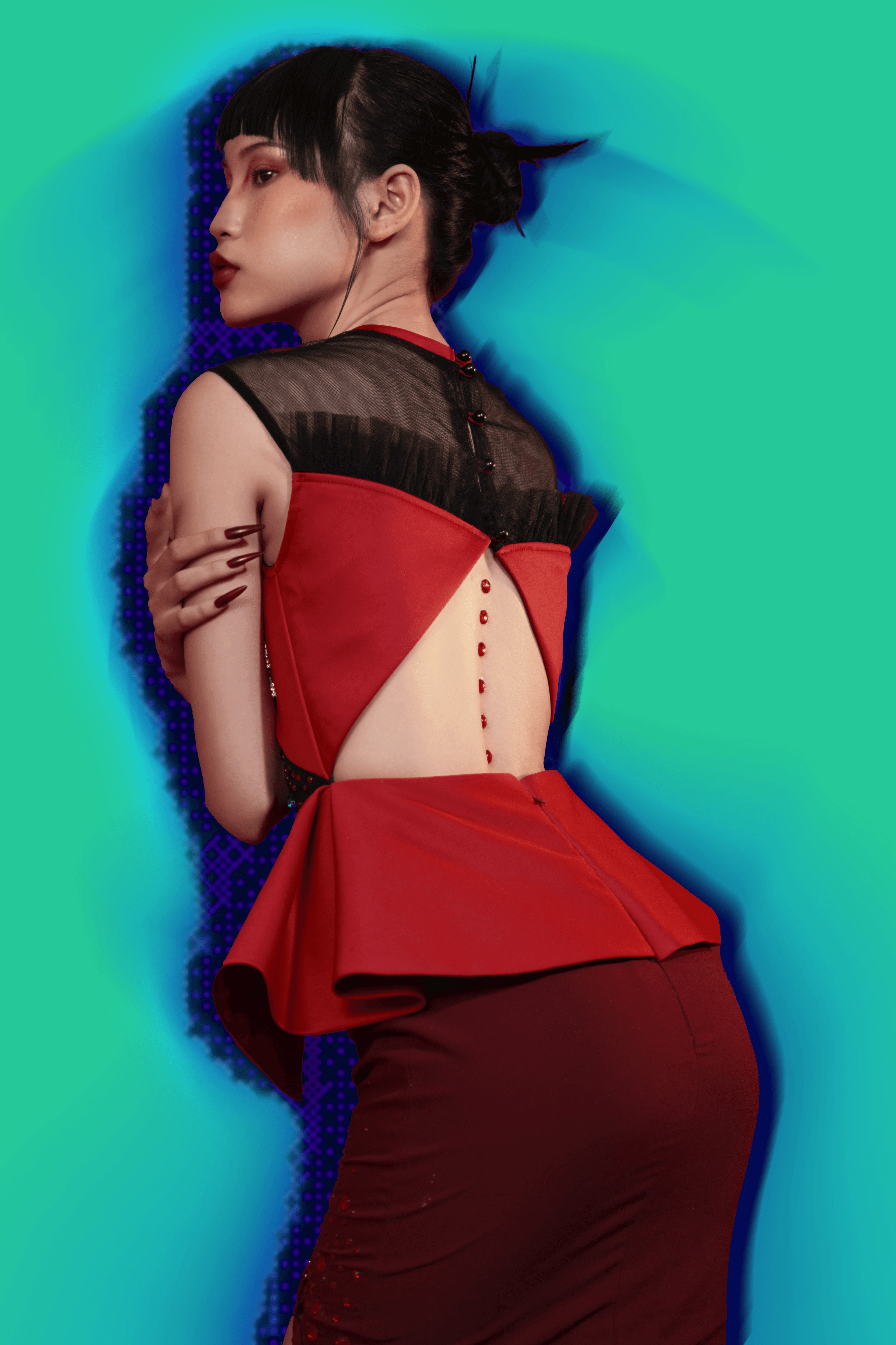 Woman In Red media 3